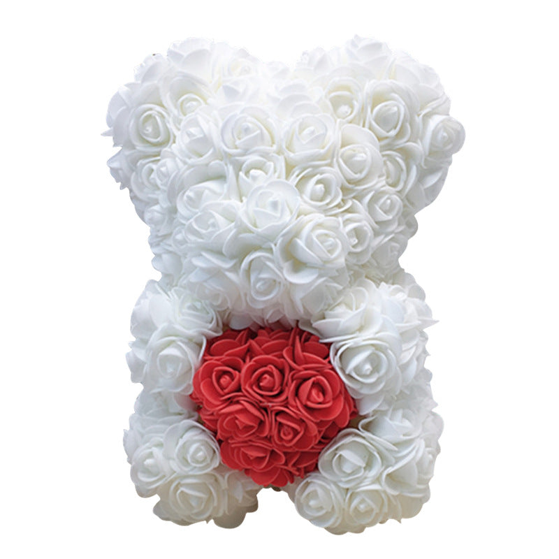 Valentine'S Day Gift Creative Simulation Flower Bear Eternal Flower Bubble Bear
