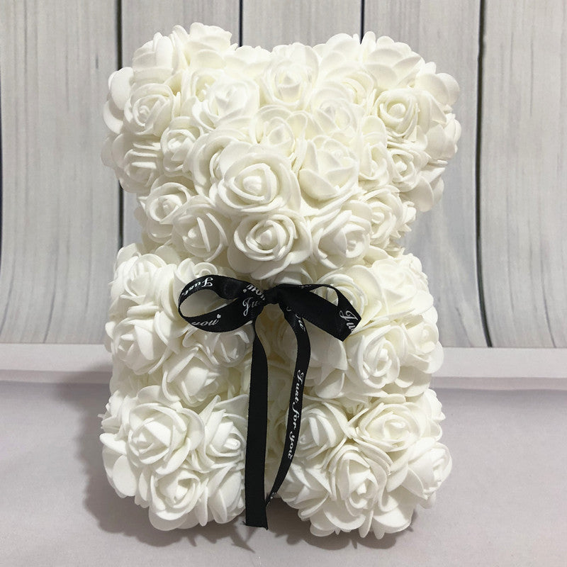 Valentine'S Day Gift Creative Simulation Flower Bear Eternal Flower Bubble Bear
