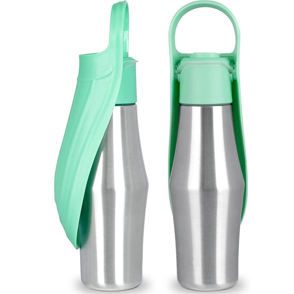 Portable Pet Dog Water Bottle – Soft Silicone Leaf Design for Outdoor Travel [FREE SHIPPING]
