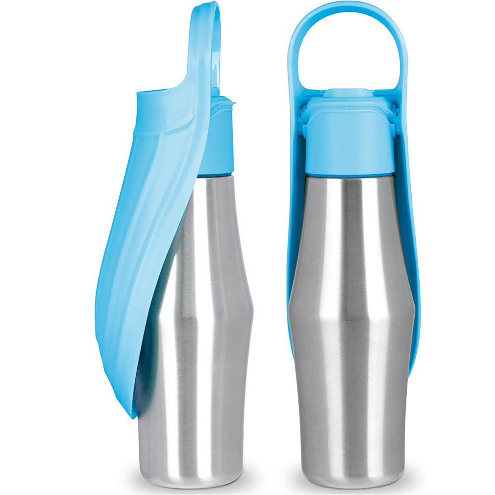 Portable Pet Dog Water Bottle – Soft Silicone Leaf Design for Outdoor Travel [FREE SHIPPING]
