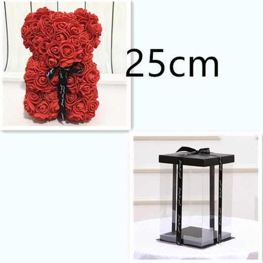 Valentine'S Day Gift Creative Simulation Flower Bear Eternal Flower Bubble Bear