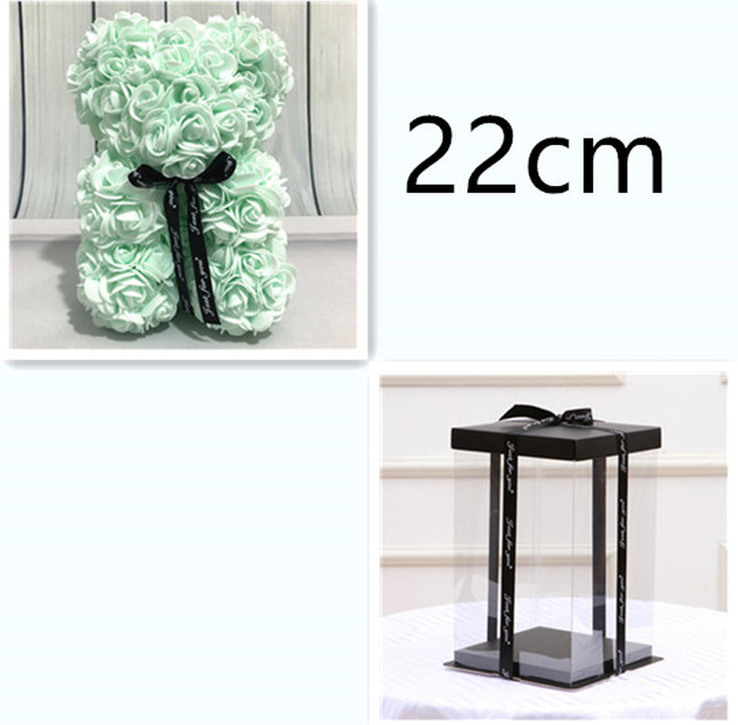 Valentine'S Day Gift Creative Simulation Flower Bear Eternal Flower Bubble Bear