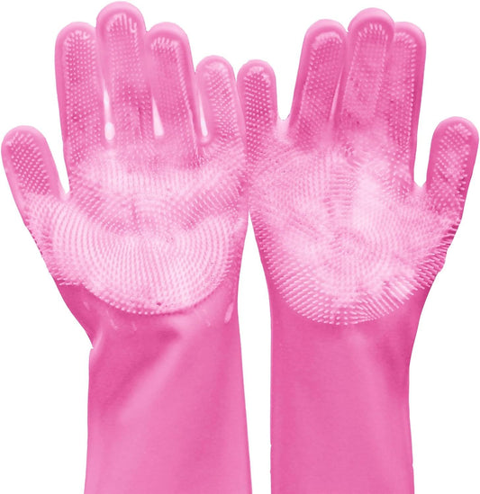 Pet Grooming Gloves – Enhanced Five Finger Design