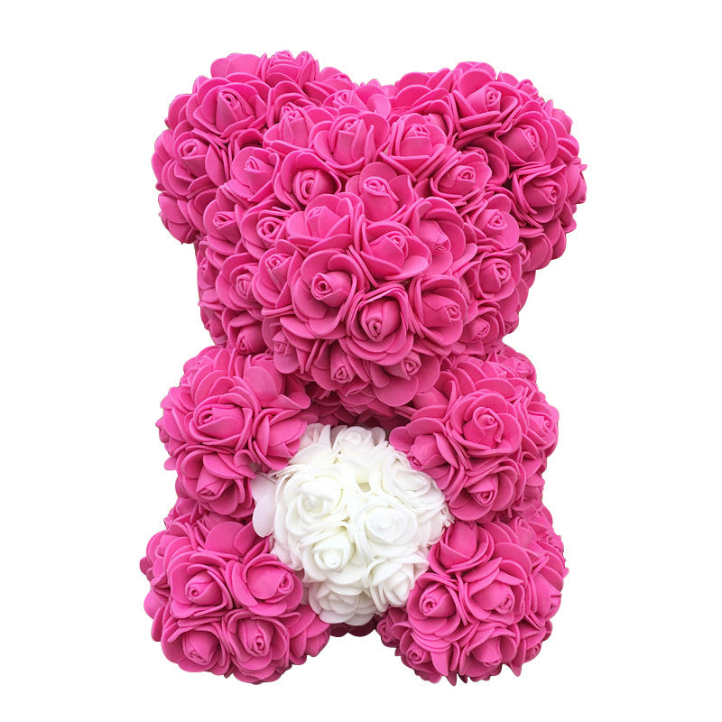 Valentine'S Day Gift Creative Simulation Flower Bear Eternal Flower Bubble Bear