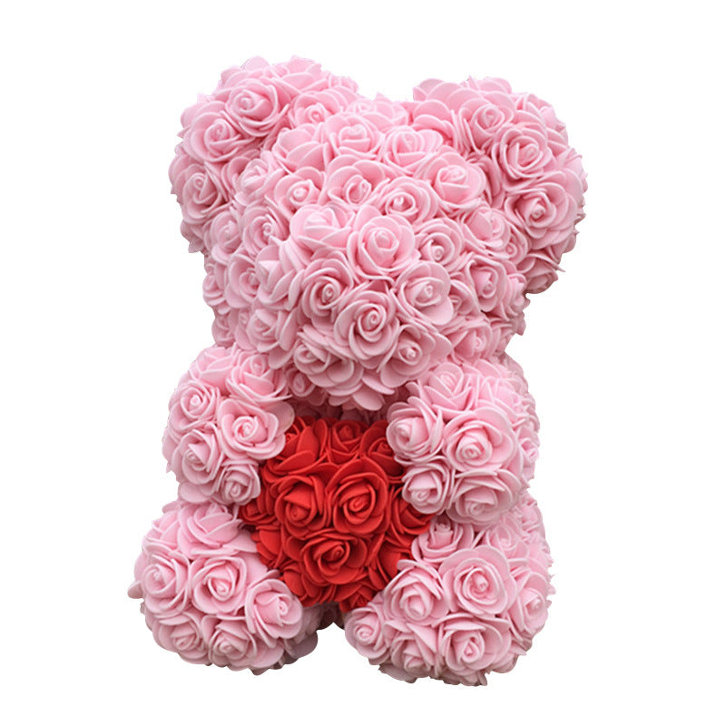 Valentine'S Day Gift Creative Simulation Flower Bear Eternal Flower Bubble Bear